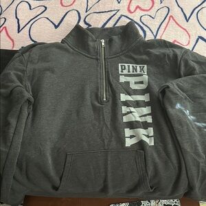 Victoria's Secret PINK Charcoal Zip-Up